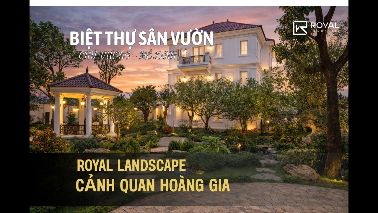 Embedded thumbnail for Thiết kế và thi công cảnh quan sân vườn biệt thự Mr Vượng