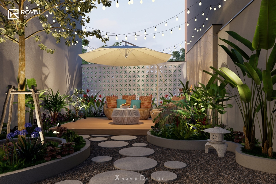 đá lát sân vườn