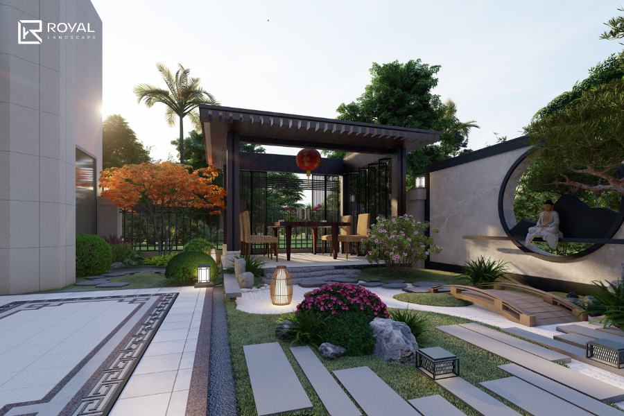 đá lát sân vườn