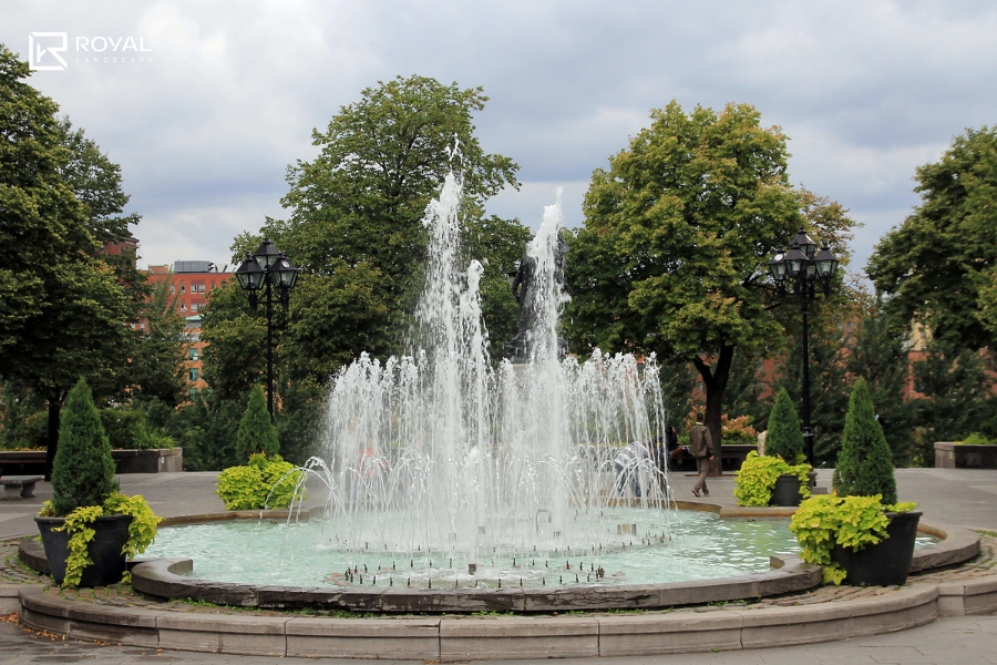 mẫu đài phun nước