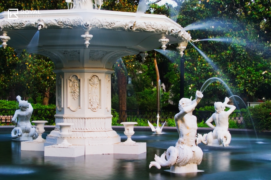 mẫu đài phun nước